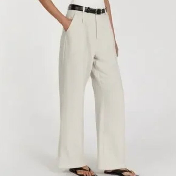 DISSH ROWAN BONE TROUSER MINIMALIST PANTS w/ POCKETS US 2 / Small $120 - Picture 1 of 11